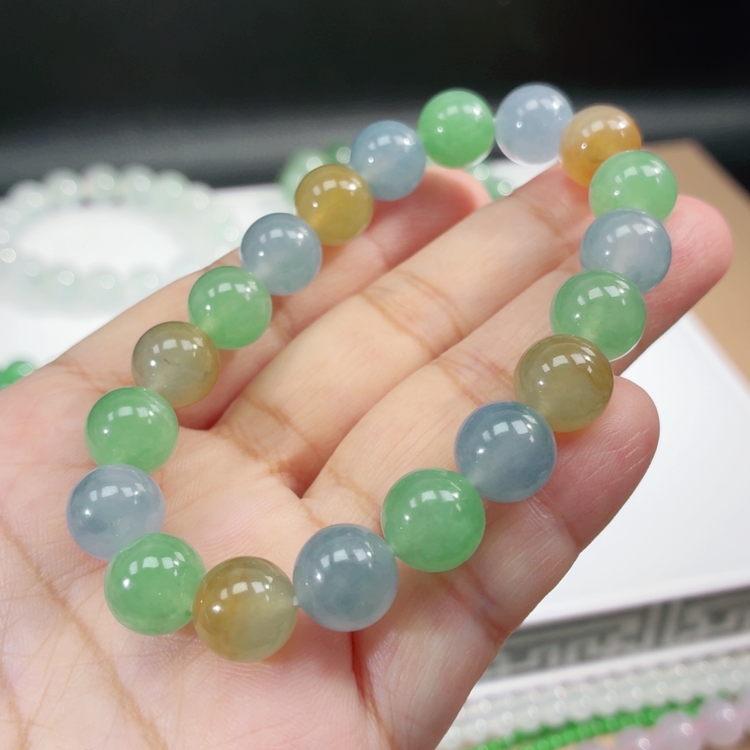 翡翠未镶嵌手链翡翠