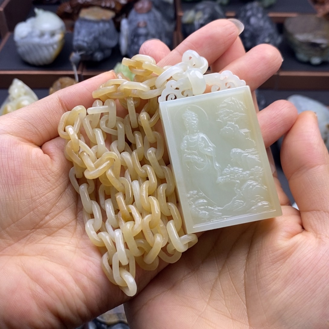 未镶嵌和田玉挂件