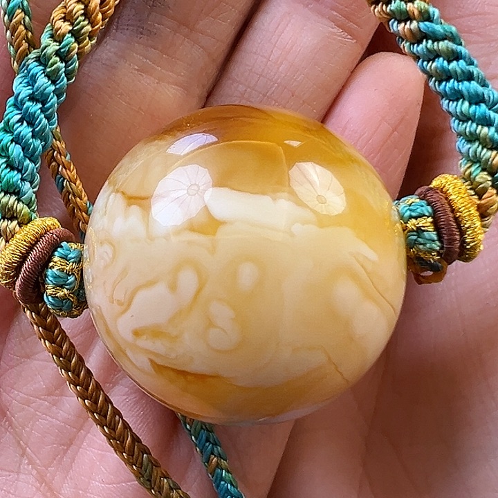 蜜蜡颈饰未镶嵌蜜蜡