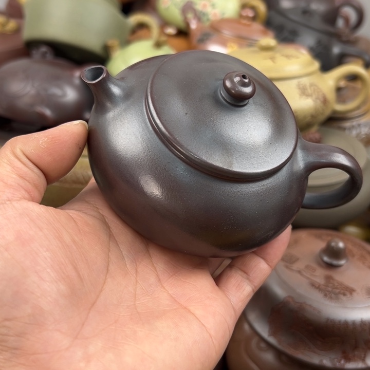 紫砂茶壶内里崩砂嘴啊磕碰