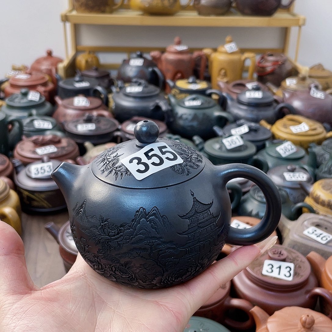 茶壶紫砂紫*兰紫砂微瑕