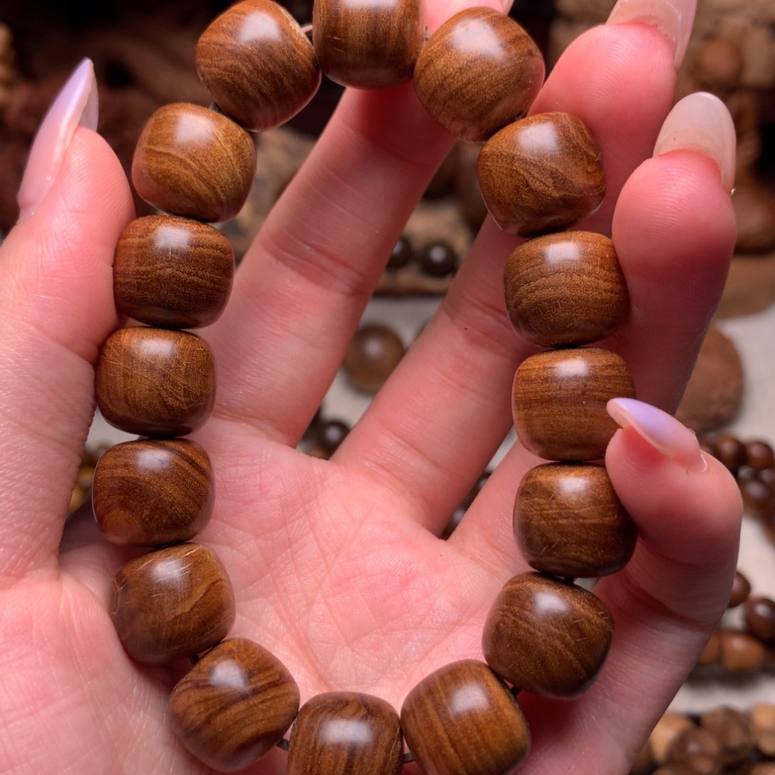 檀香木手串/手链老山檀香1314药香沉水瑕疵