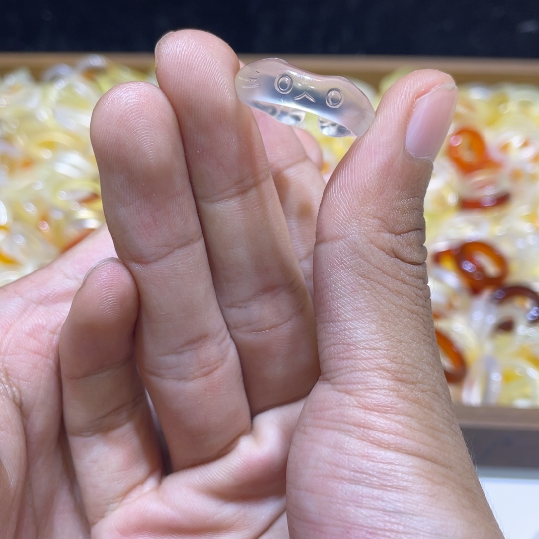 玛瑙/玉髓未镶嵌戒指47号港12