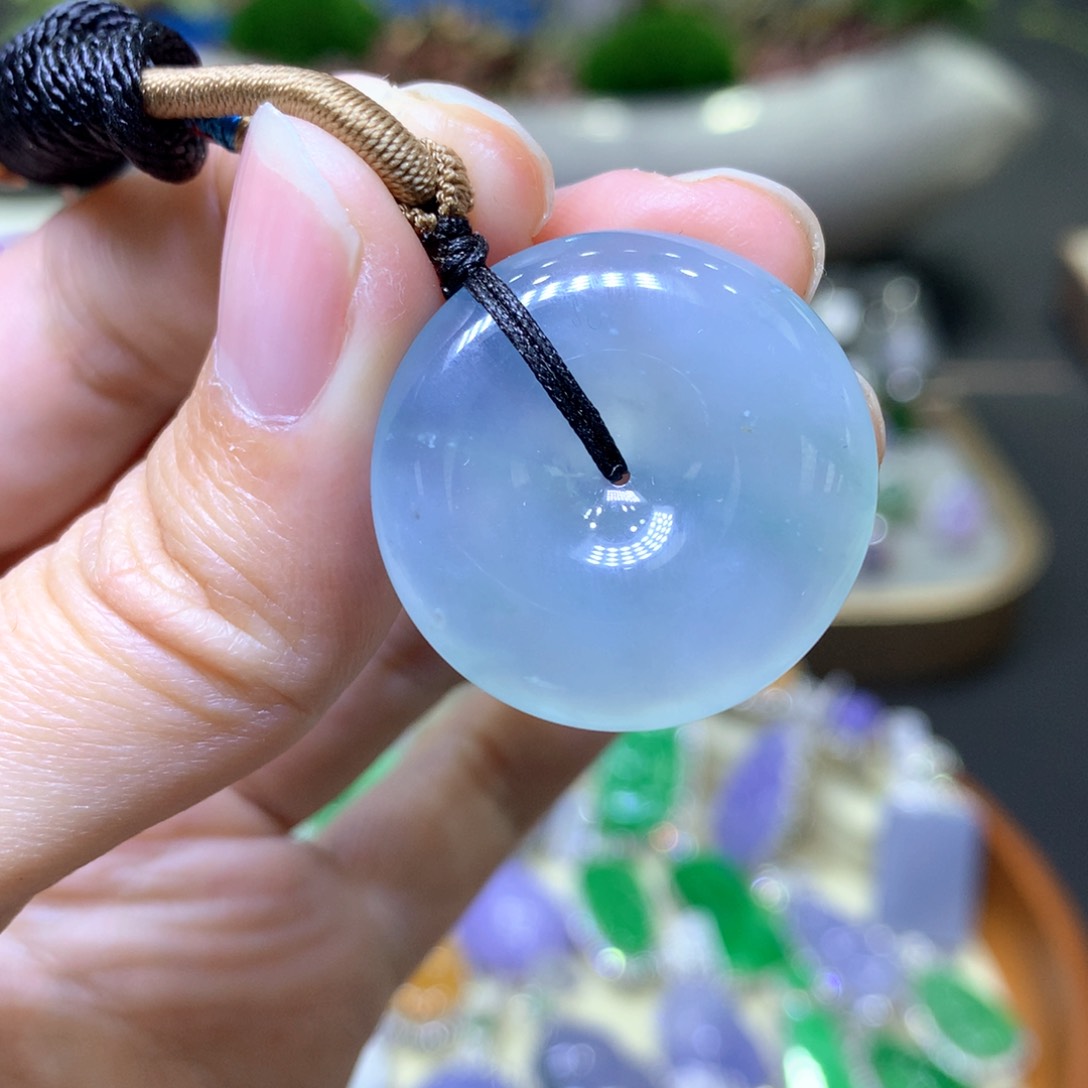 【闪购商品】翡翠颈饰未镶嵌翡翠吊坠项链