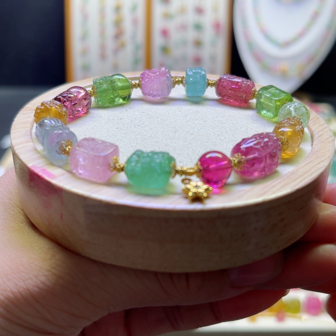 碧玺手链未镶嵌设计款