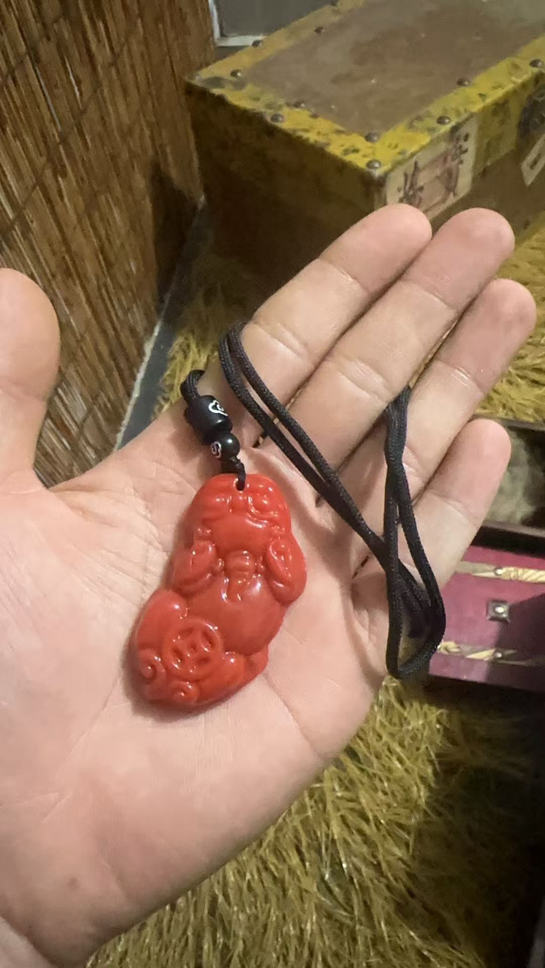 【闪购链接】红玉貔貅项链