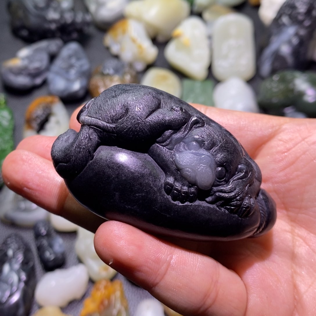 未镶嵌和田玉挂件北*