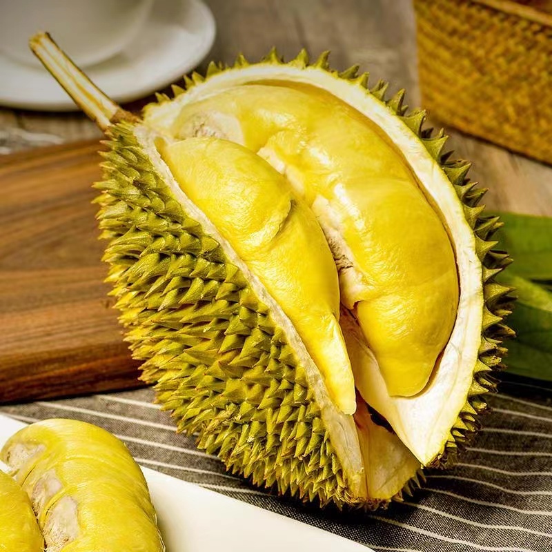 西【顺丰】一物一拍 金枕鲜榴莲 收到判断生熟再吃 路上干耗10%左右
