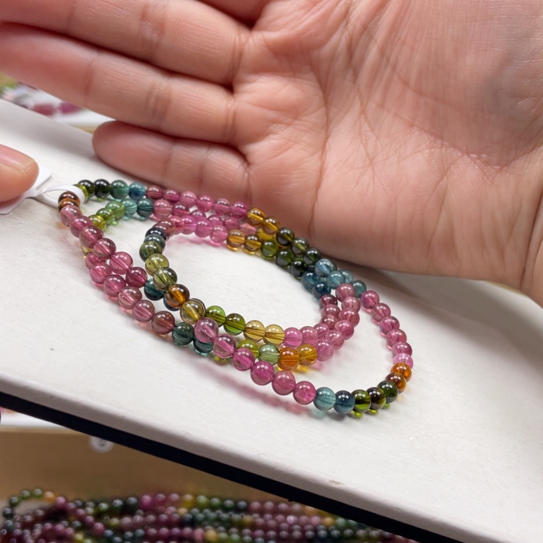 碧玺手串未镶嵌4.8mmmmmmmmmmmmmmmmmmmm