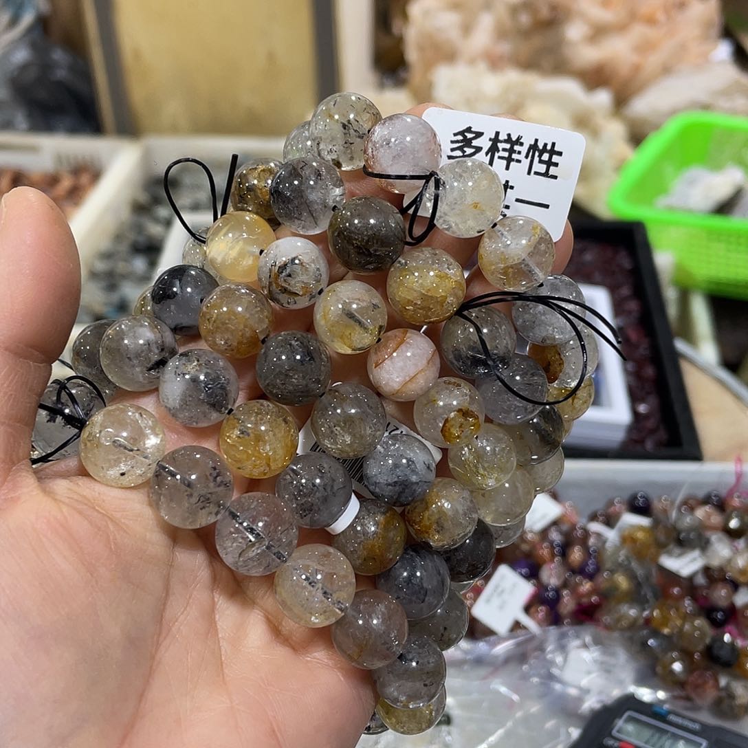 水晶手串13m m未镶嵌多样性发一条j h 563