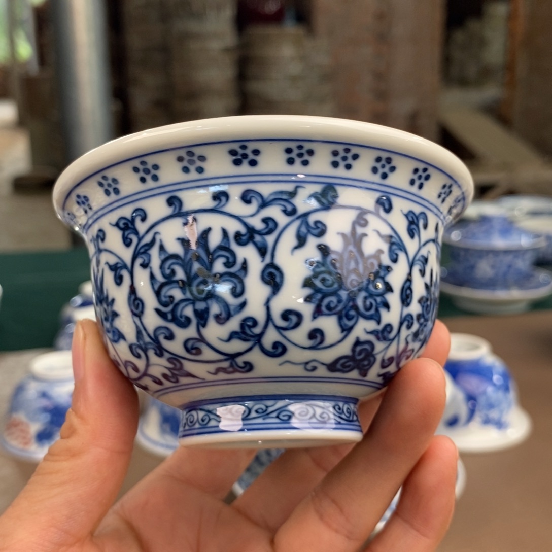 杯景德镇陶瓷手工手绘