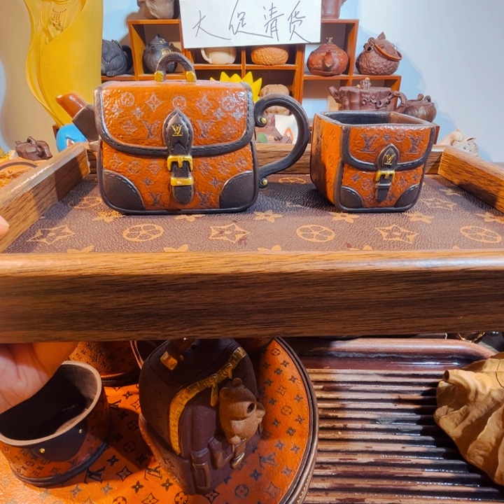 梅***）拼配泥茶壶纯手工制作过程就是