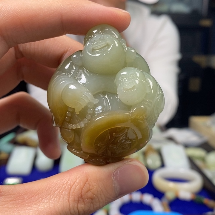 和田玉挂件未镶嵌初*