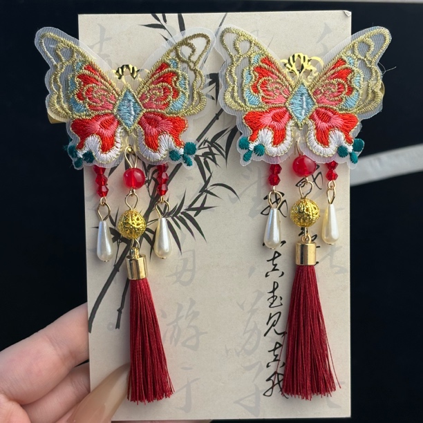 【冬意蝶】古风汉服配饰头饰