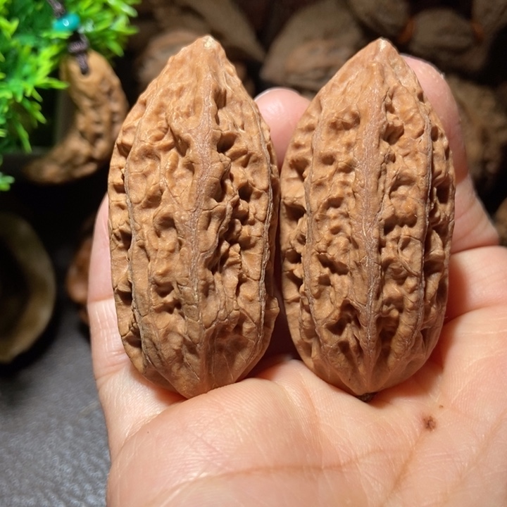 把件文玩核桃东北楸子小雪73