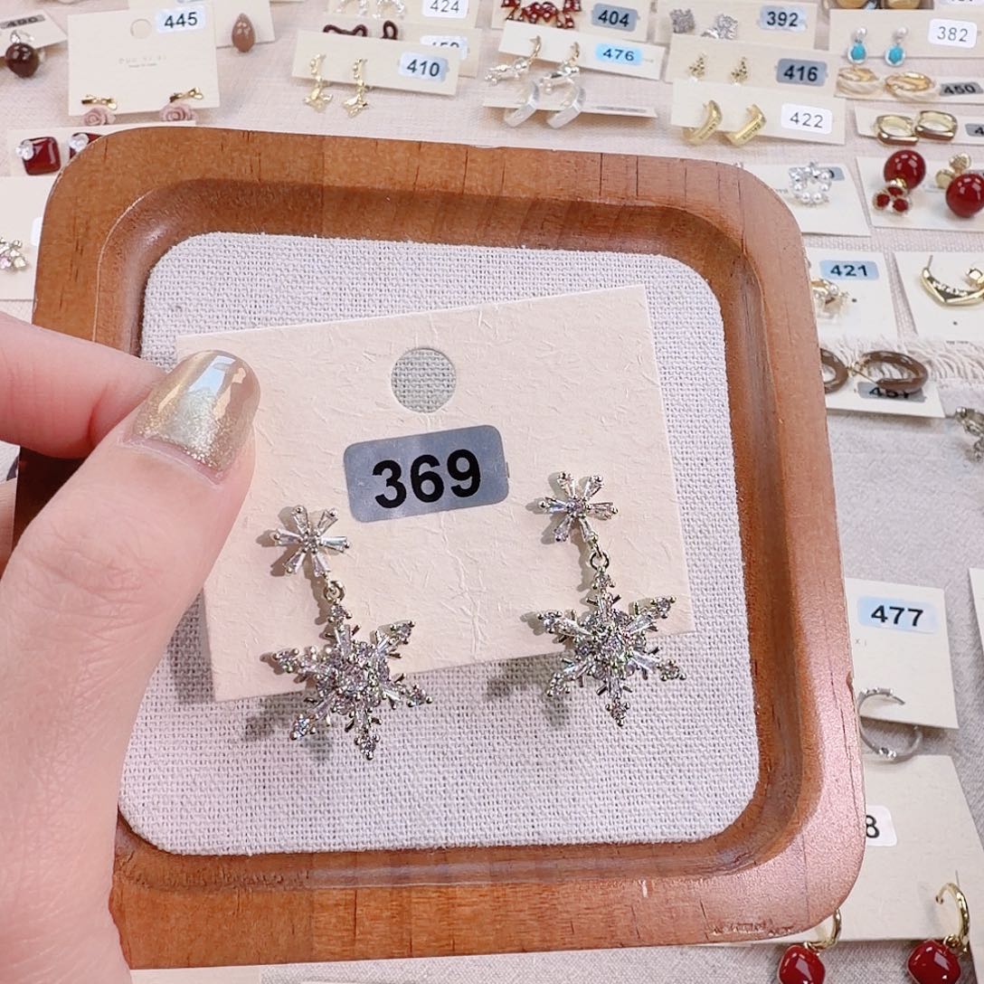 仿珍珠铜合金925银耳钉