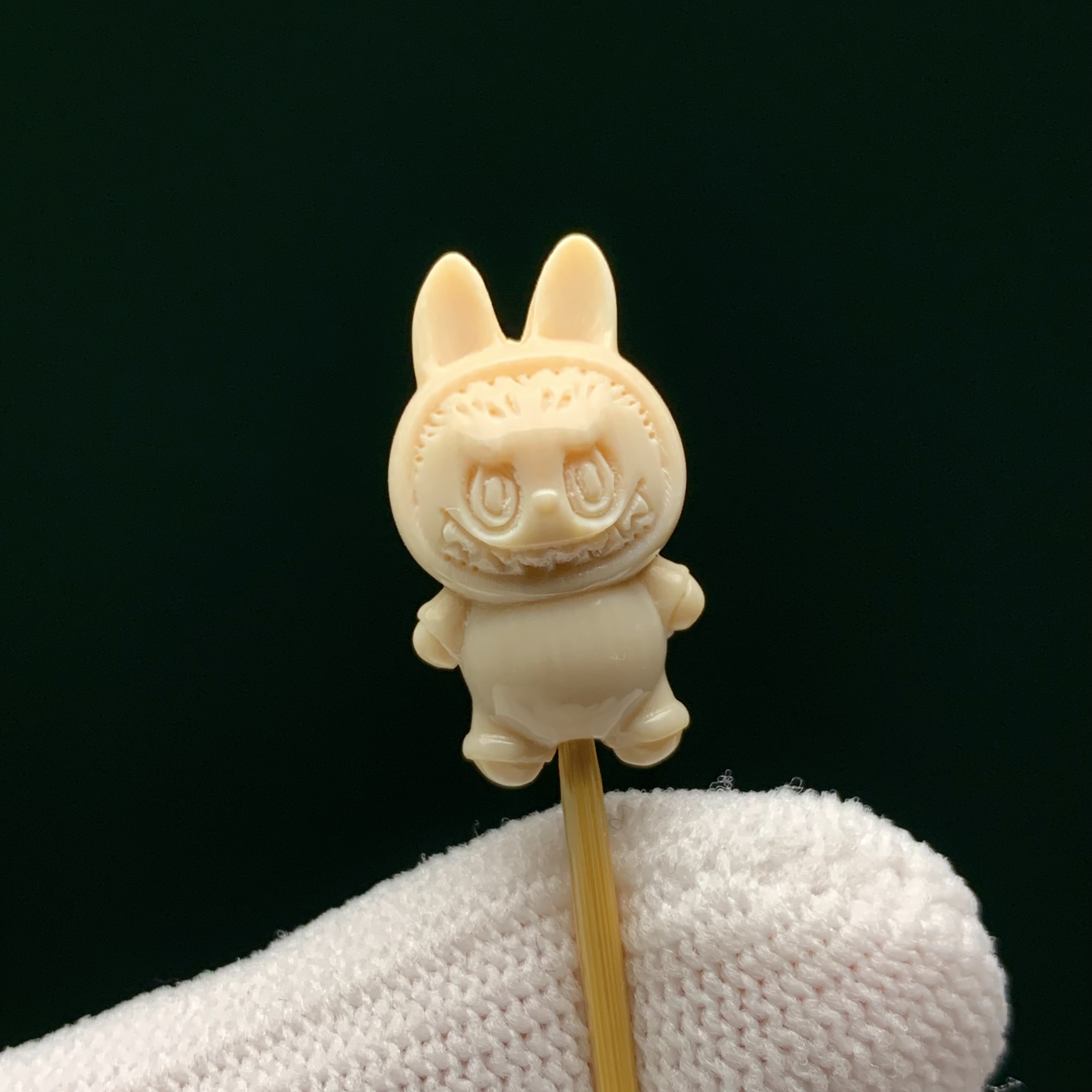 【四六儿】猛犸象牙拉布布Labubu配饰背云5A肉芯料全品无瑕一等冰料