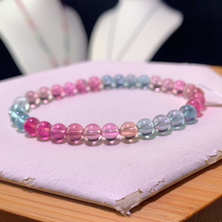 双色碧玺手链未镶嵌