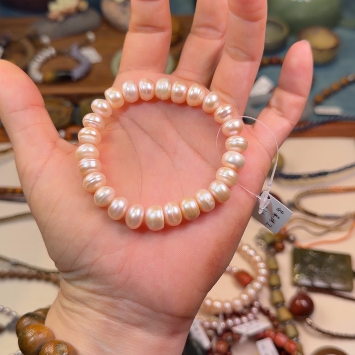糖***人未镶嵌淡水珍珠手绳