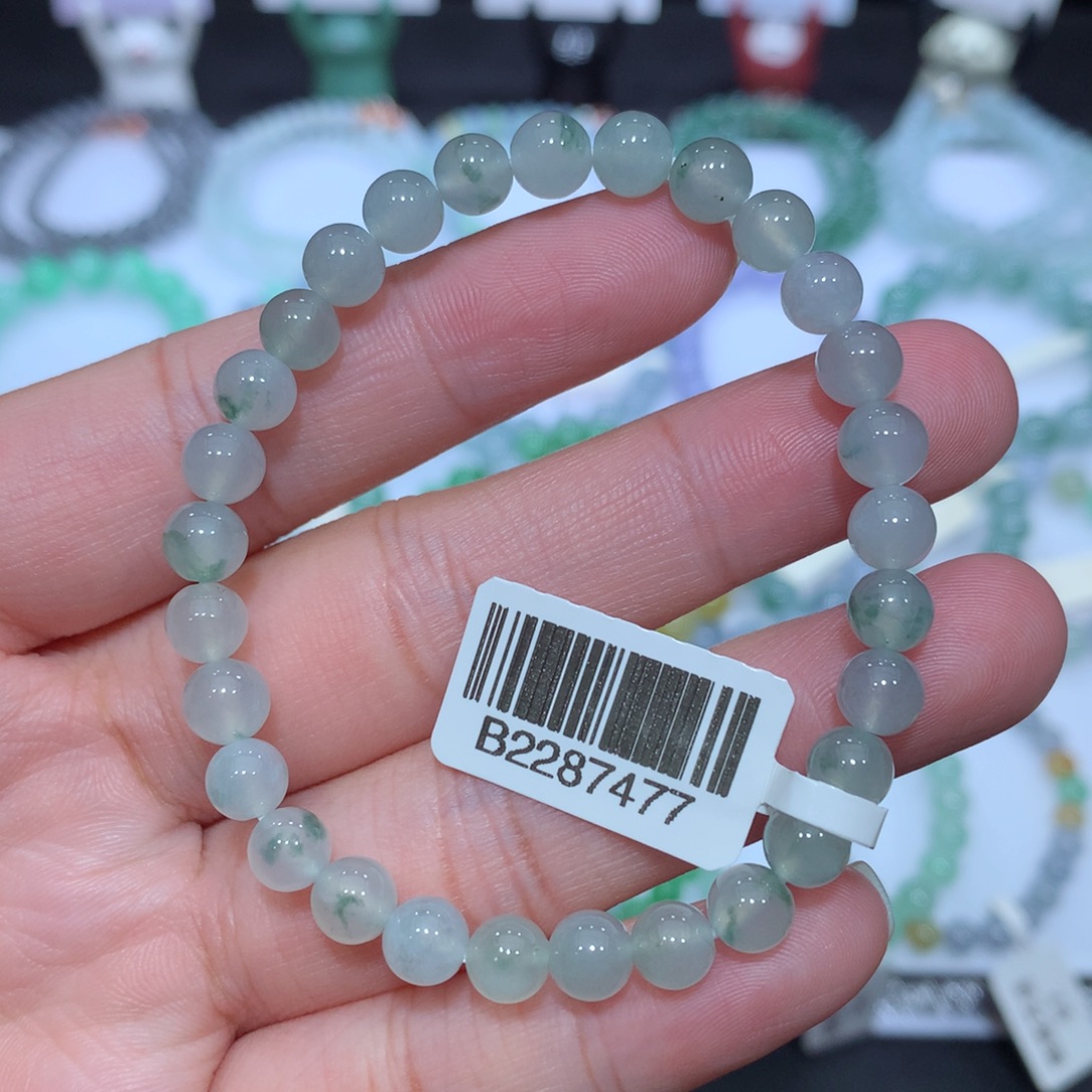 翡翠未镶嵌手串天然
