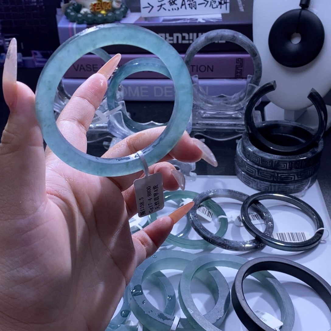 定制翡翠未镶嵌毛胚定制冰蓝