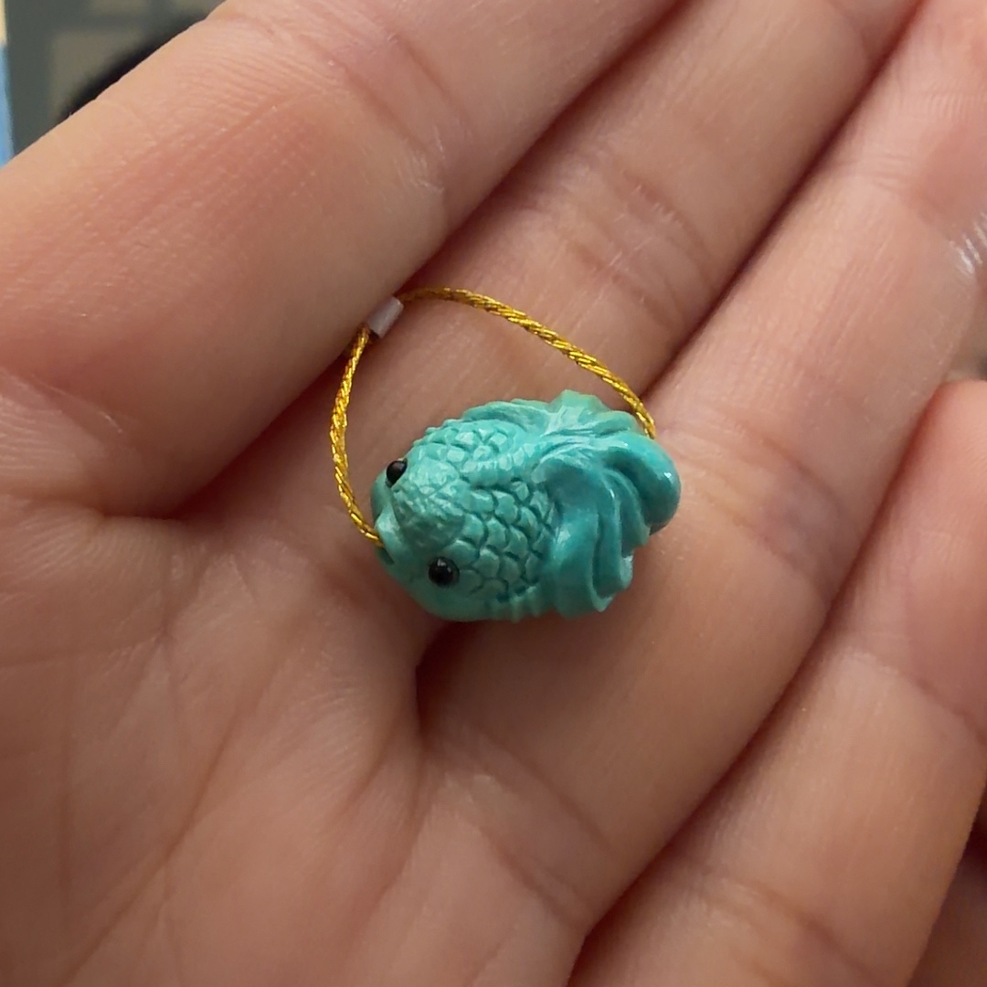 绿松石未镶嵌颈饰