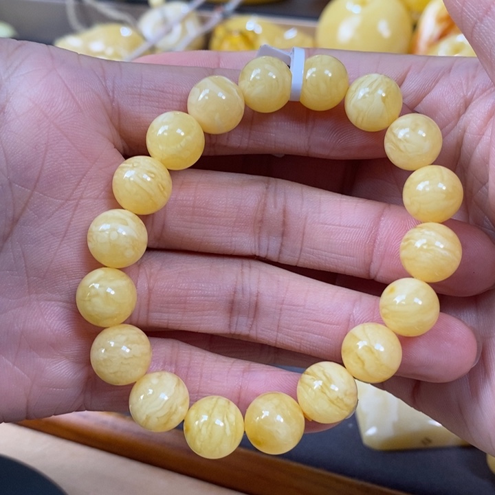 琥珀裸石未镶嵌单圈