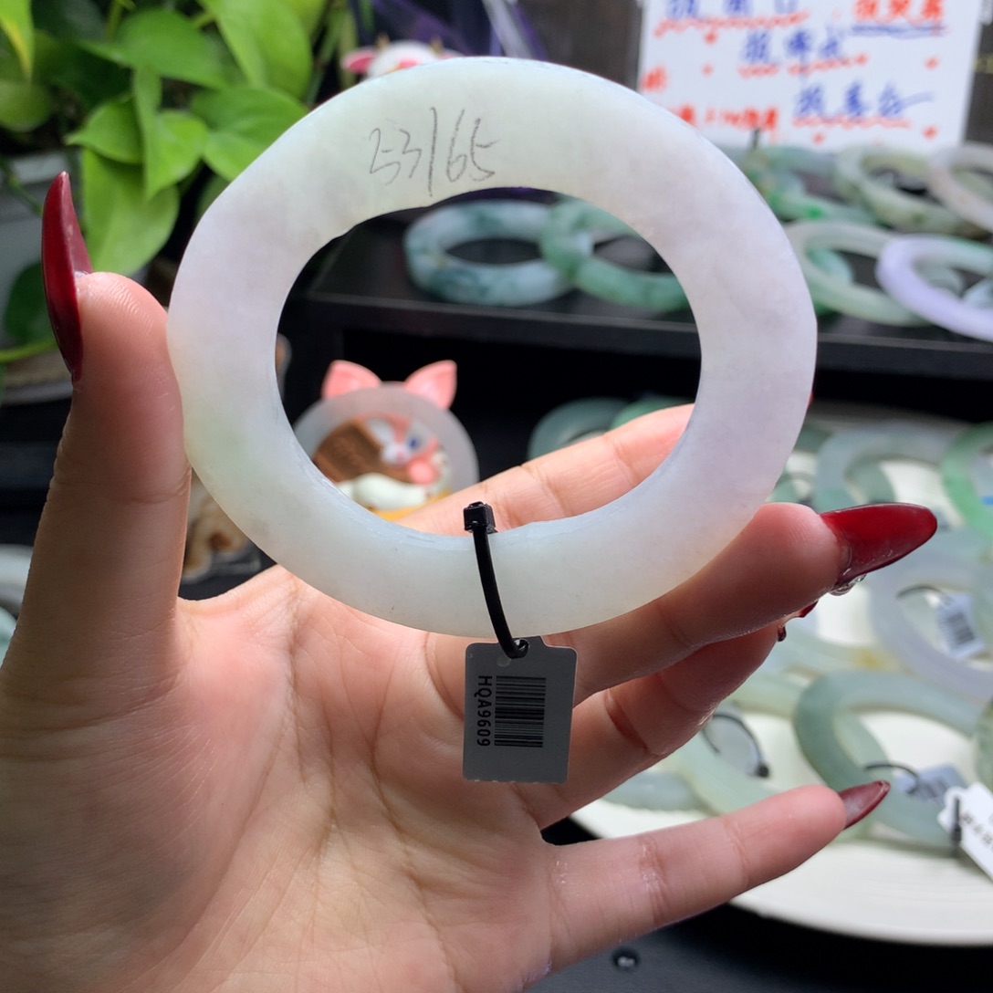 定制翡翠叮当镯未镶嵌53/65贵妃