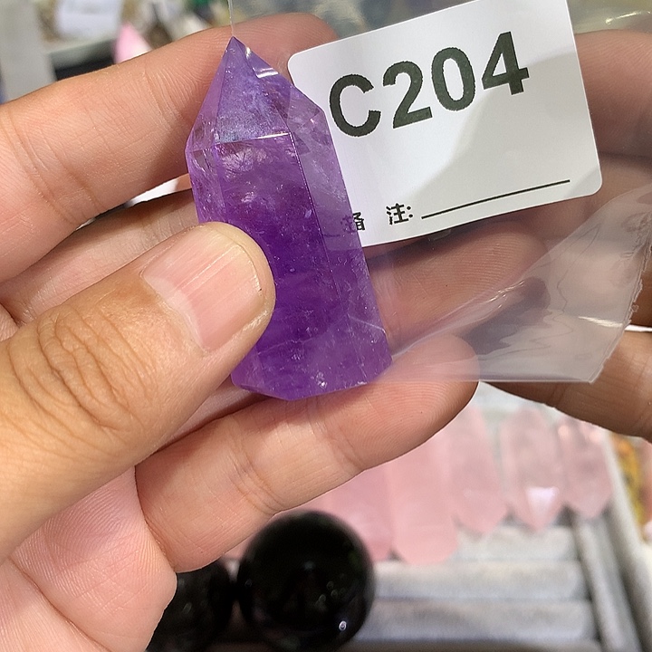 麦****未镶嵌珠宝半成品水晶天然水晶C204