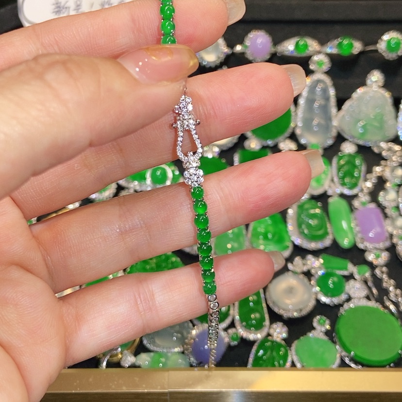 【闪购商品】未镶嵌手链翡翠天然翡翠