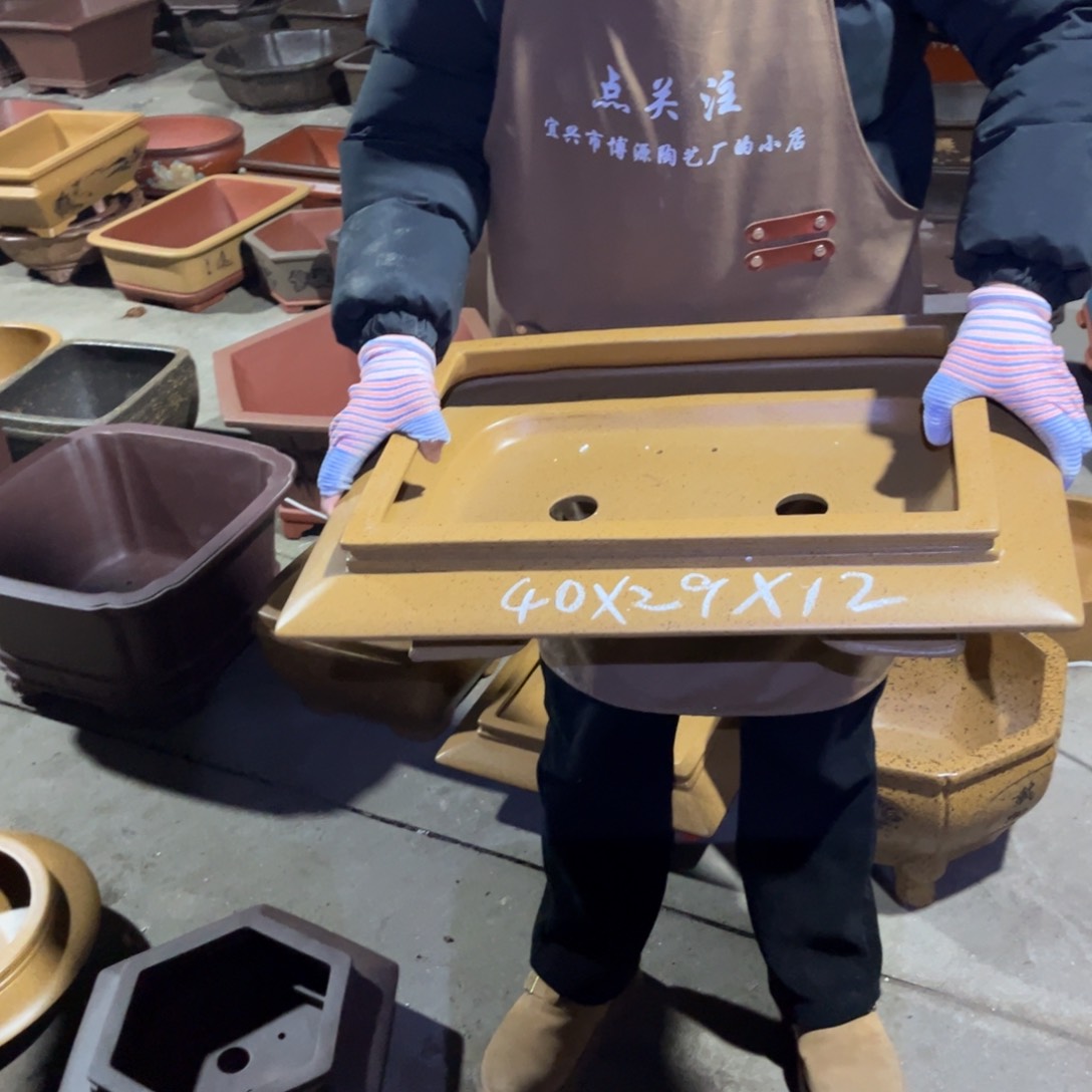 紫砂花盆盆景艺术