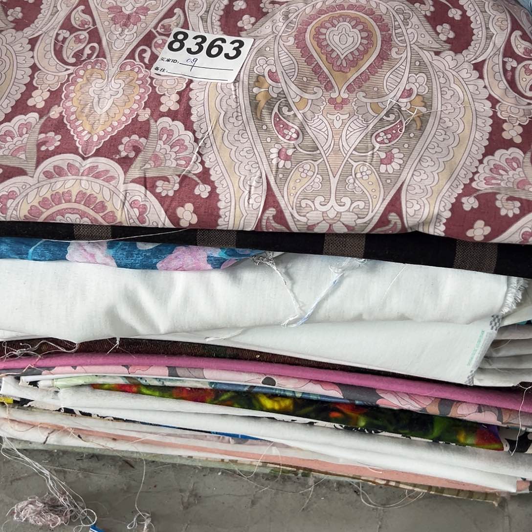 一堆布料不退换杂布果子布艺