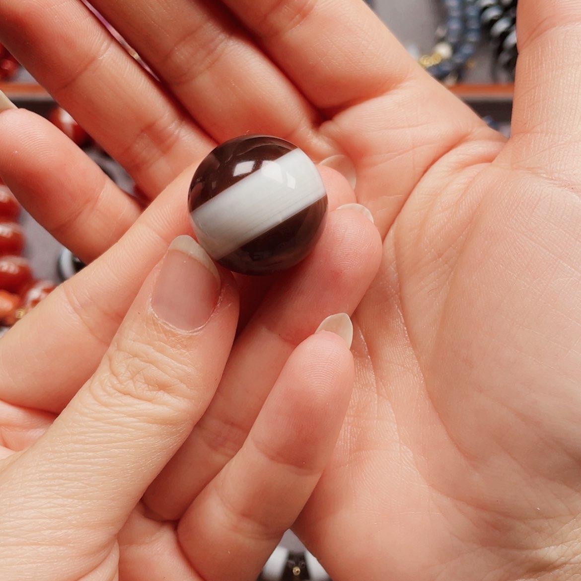 【闪购商品】合金玛瑙/玉髓珠宝半成品W****4