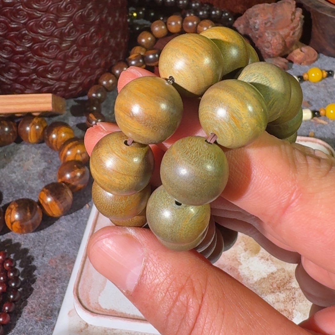 维腊木（绿檀）1.5横纹单圈