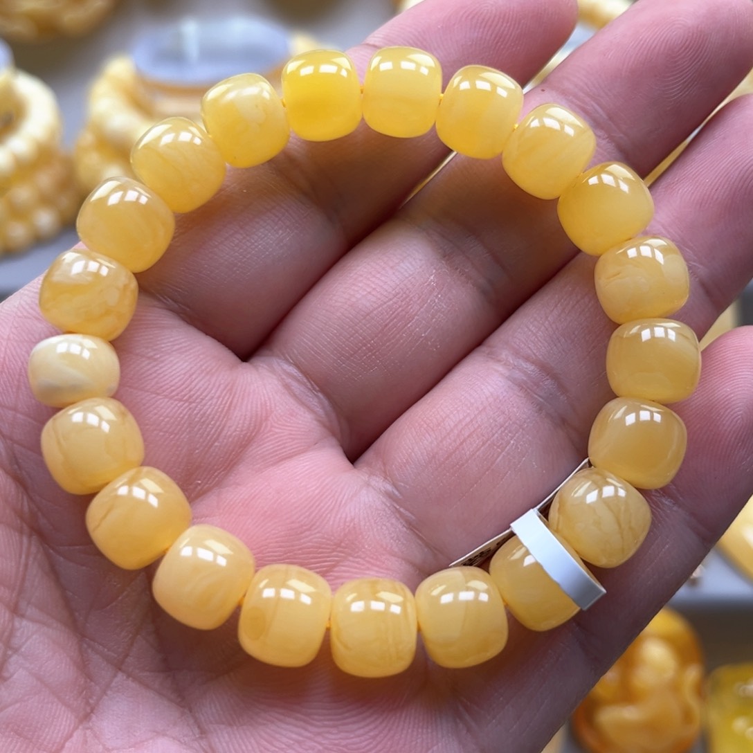 琥珀手链未镶嵌派****所手串