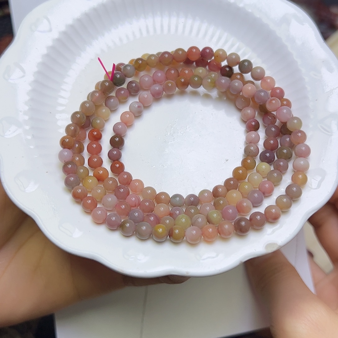 玛瑙/玉髓未镶嵌定制手串