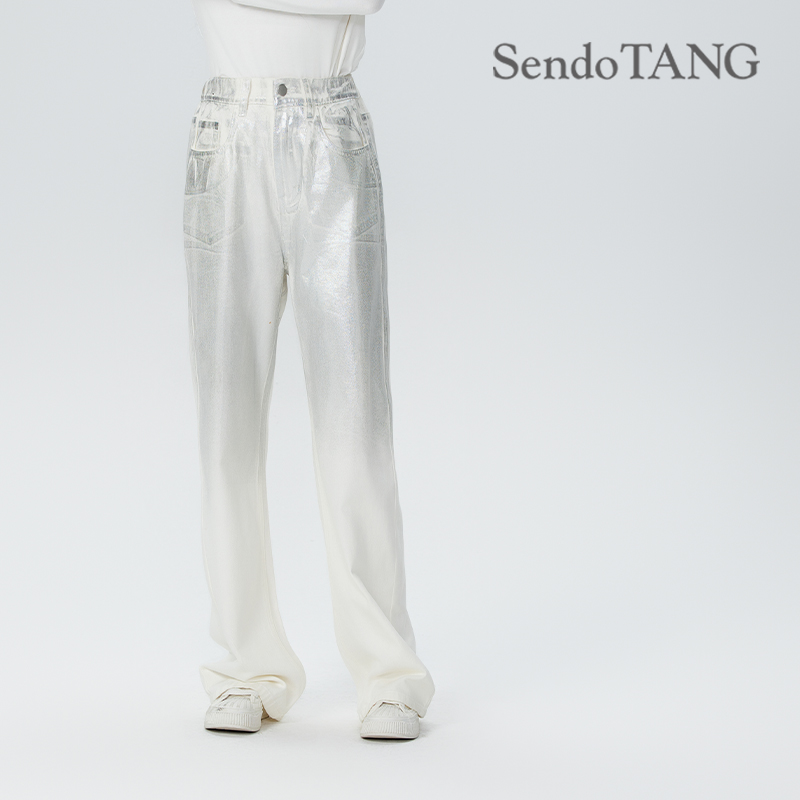 【浮玉】胖多家女装气质宽松设计秋季宽松显瘦高腰裤子