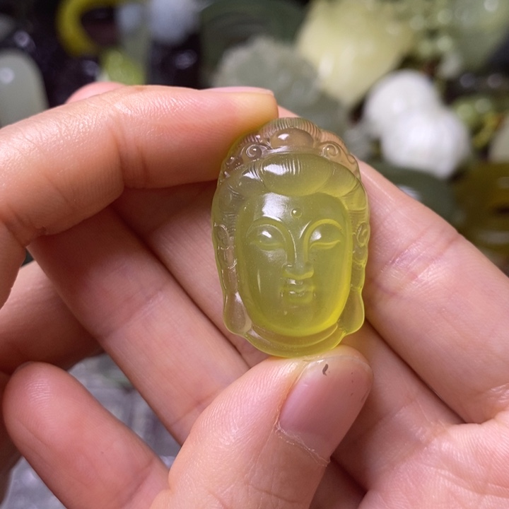 岫玉天然岫玉挂件未镶嵌