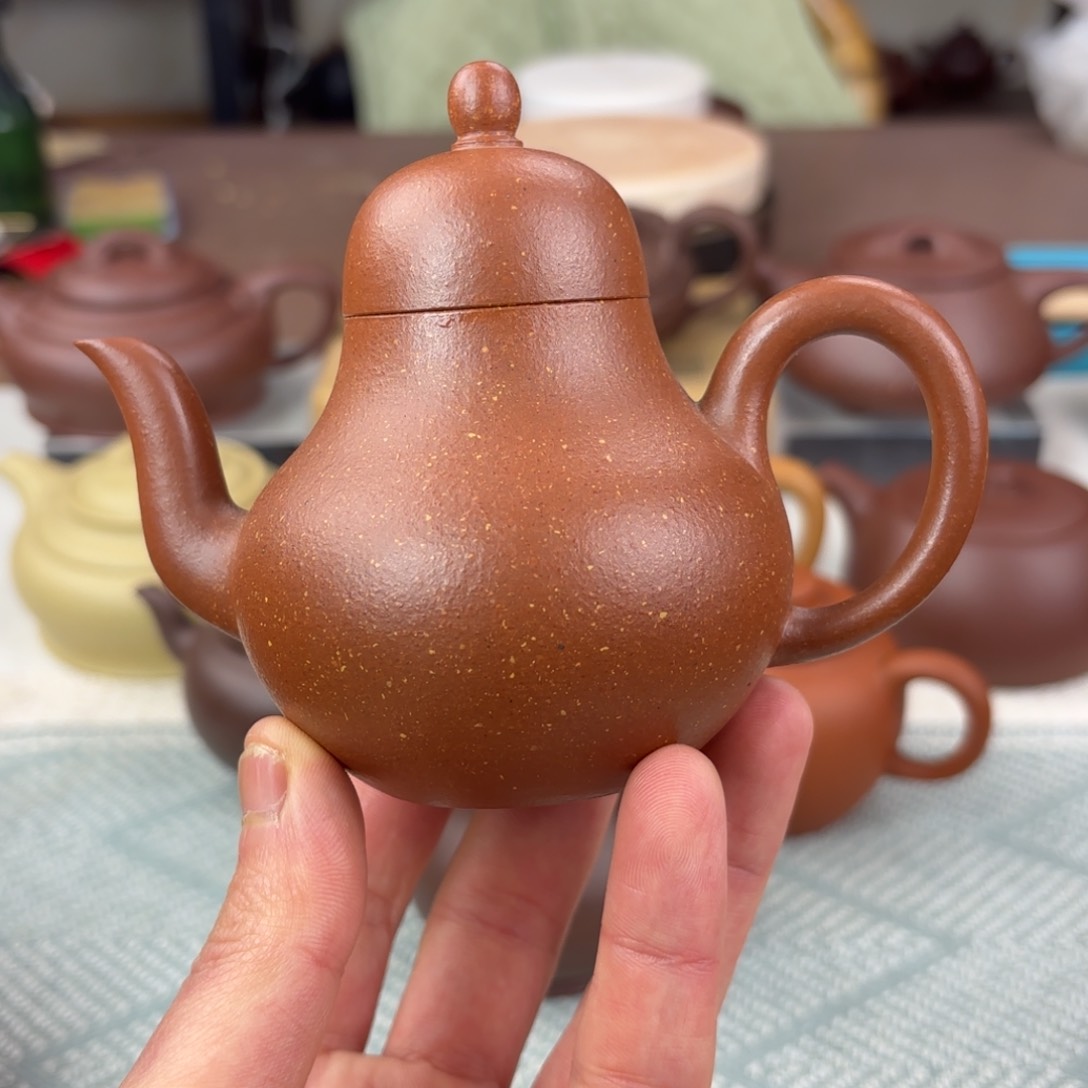 紫砂茶壶思婷 红降坡 180cc