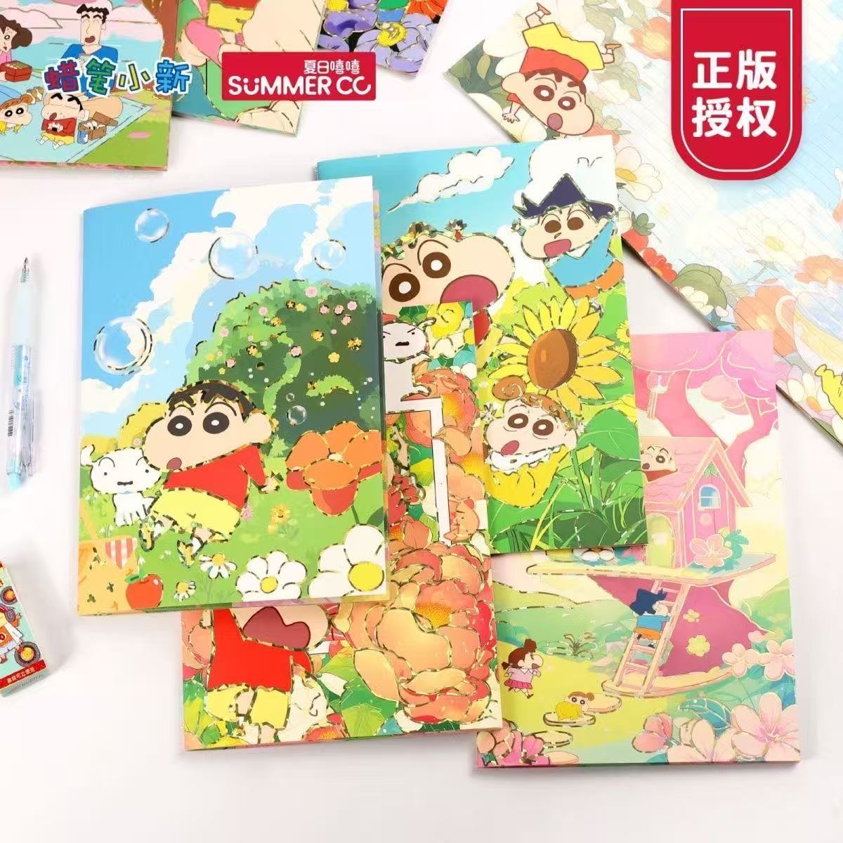 蜡笔小新B5彩页车线本