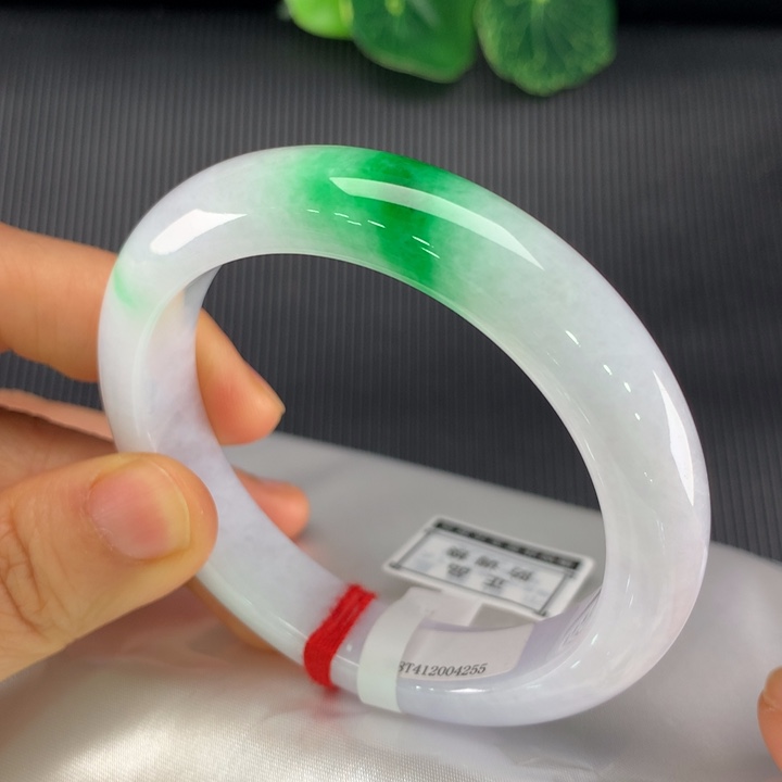 翡翠手镯未镶嵌正圈54