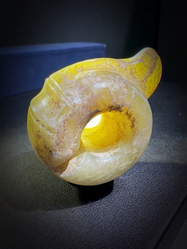 红山文化风格龙型玨