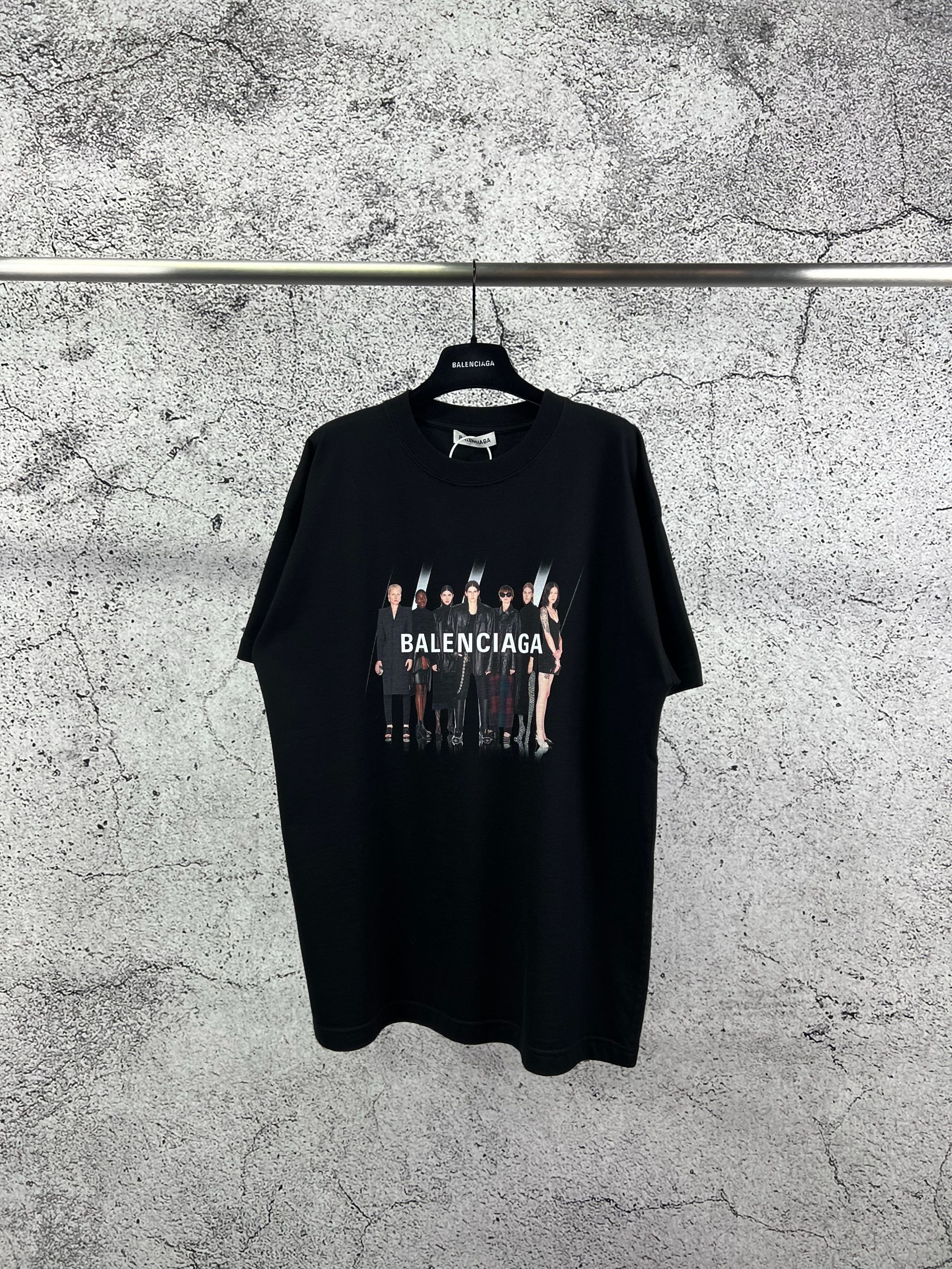 未使用 Balenciaga/巴黎世家 人像印花T恤/XS码/RN0333RN0339