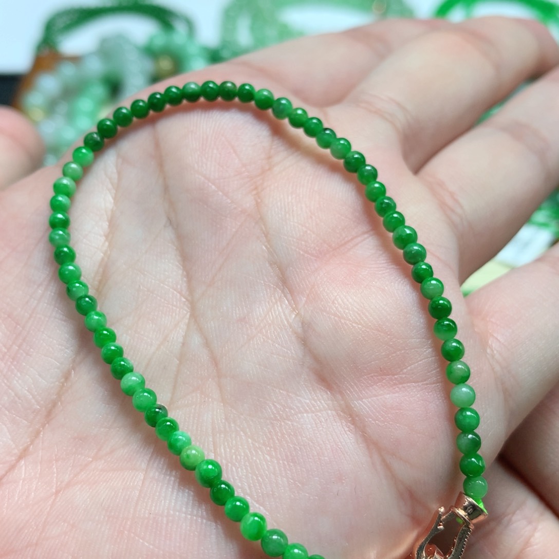 未镶嵌手链翡翠翡翠