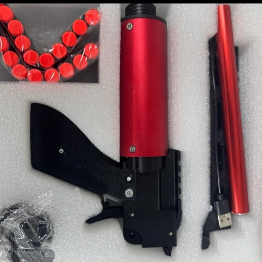 升级款手工3D海绵软弹发射器玩具户外酷炫军迷品迷你解压小玩具