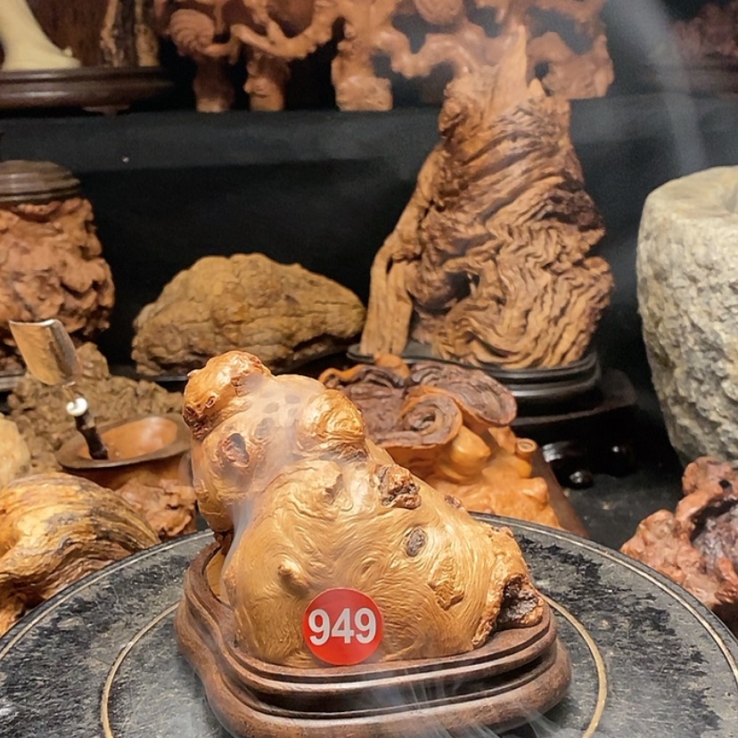 【闪购商品】949号荔枝木香炉工艺