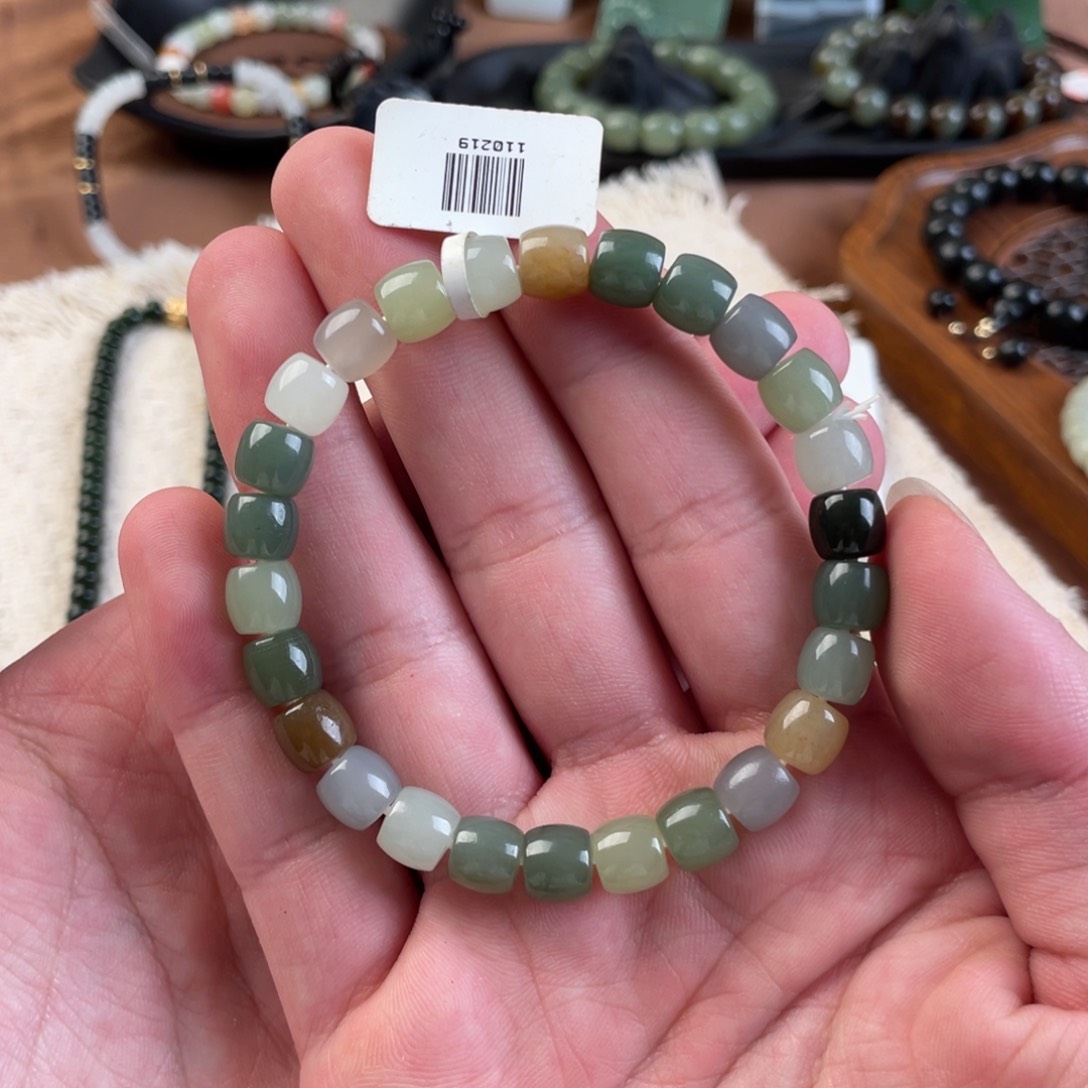 未镶嵌手串和田玉