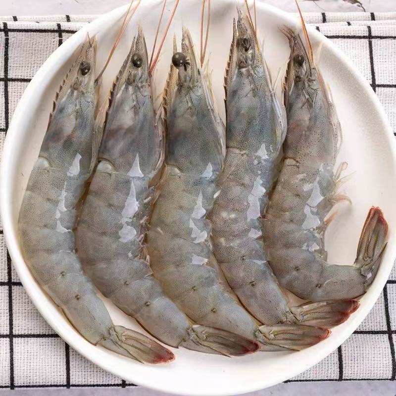 M12【海水大虾3斤送1斤共到手4斤】甄选 顺丰冷链包邮大虾海洋大虾薄碎冰锁鲜 牛