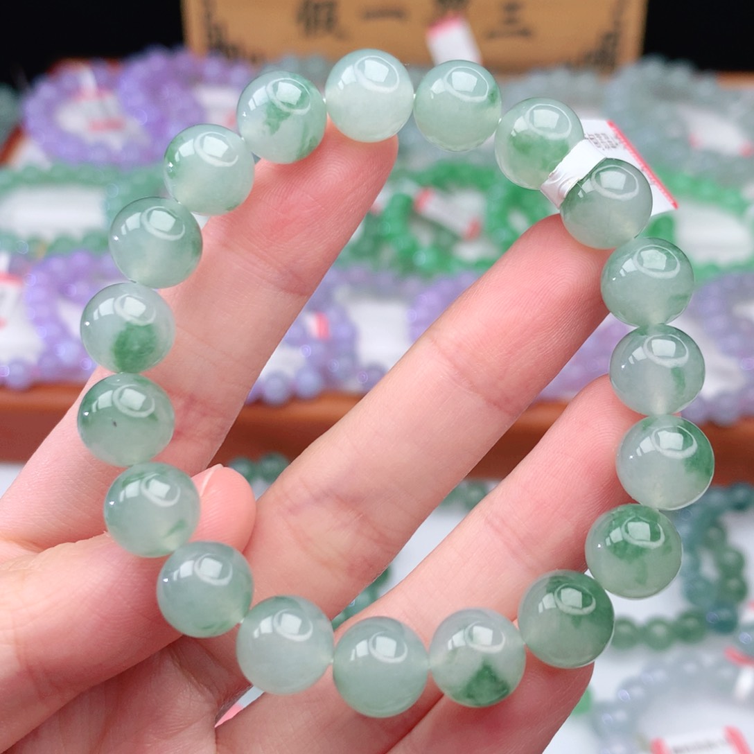 翡翠手链未镶嵌翡翠10mm