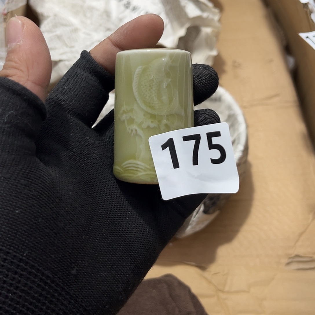贤***城瓷片茶摆件工艺品摆件666